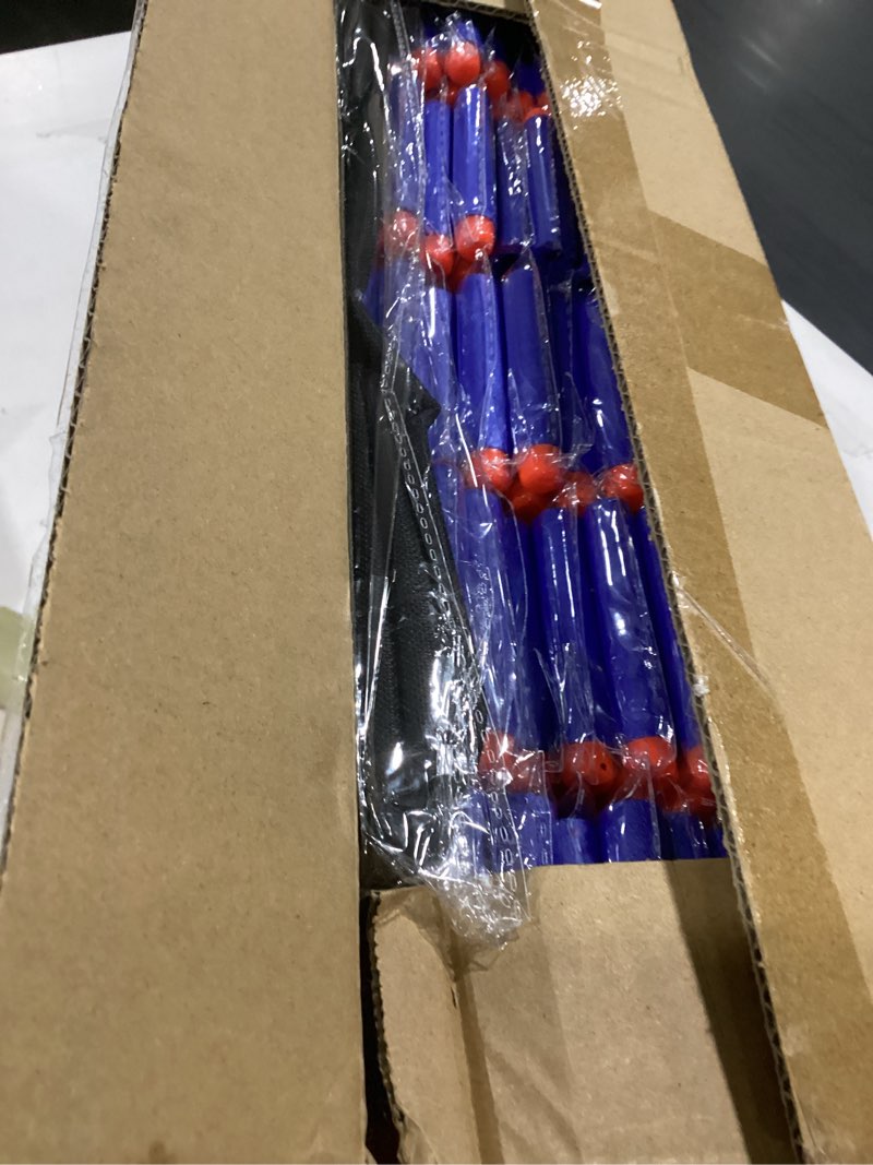 Condition photo showing Good Condition for pokiiulk 1000pcs bullets refill darts fit for nerf n-strike elite series bulk bullets compatible for nerf party with portable shooting practice target mesh bag 1000 darts & target