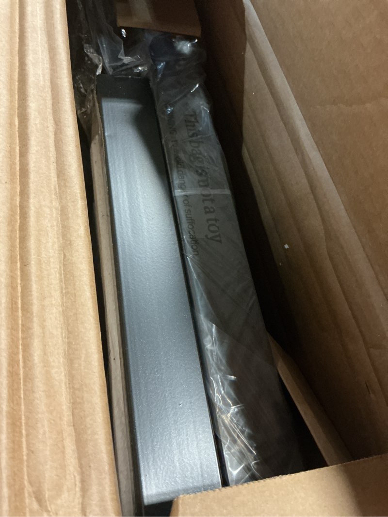 Condition photo showing New/Like New for Feonase Twin Bed Frame, Upholstered Platform Bed Frame with Diamond Tufted Headboard, Heavy-Duty Ste