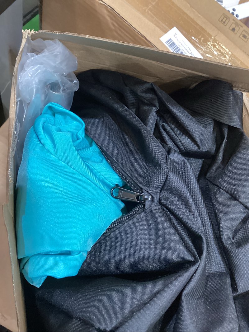 Condition photo showing As Is for Beach Tent Sun Shelter UPF 50+ Beach Shade Canopy Pop up Tent Portable Cabana Outdoor with Aluminum Poles Sandbags Sand Shovel for Camping Fishing Trip Picnic Party