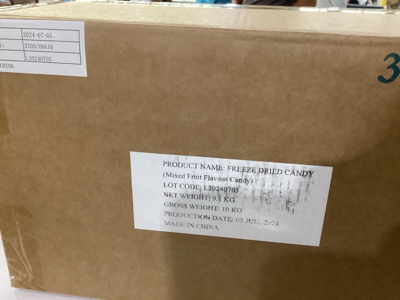 Condition photo showing Good Condition for freeze dried candy