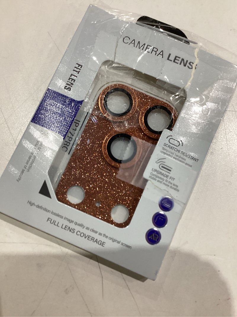 Hsefo Compatible with iPhone 17 Pro Camera Lens Protector, Bling Glitter 9H Tempered Glass Anti Scra