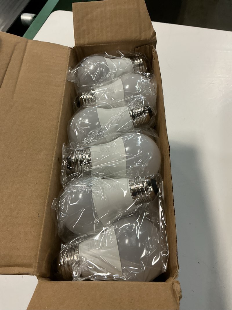Condition photo showing Good Condition for e energetic lighting 24-pack a19 led light bulbs 60 watt equivalent, cool white 4000k, e26 medium base, non-dimmable led light bulb, etl listed 4000k cool white 24 count (pack of 1)