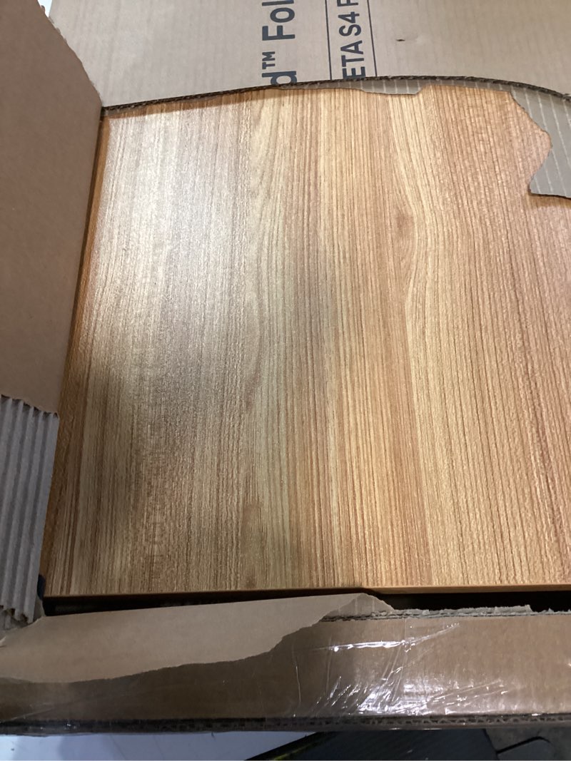 Condition photo showing Good Condition for ((SIMILAR))34\" Folding Table, Portable Square Folding Card Table with Collapsible Legs & Carrying Handle, Plastic Tables for Camping,Picnic, Office, Party, Brown