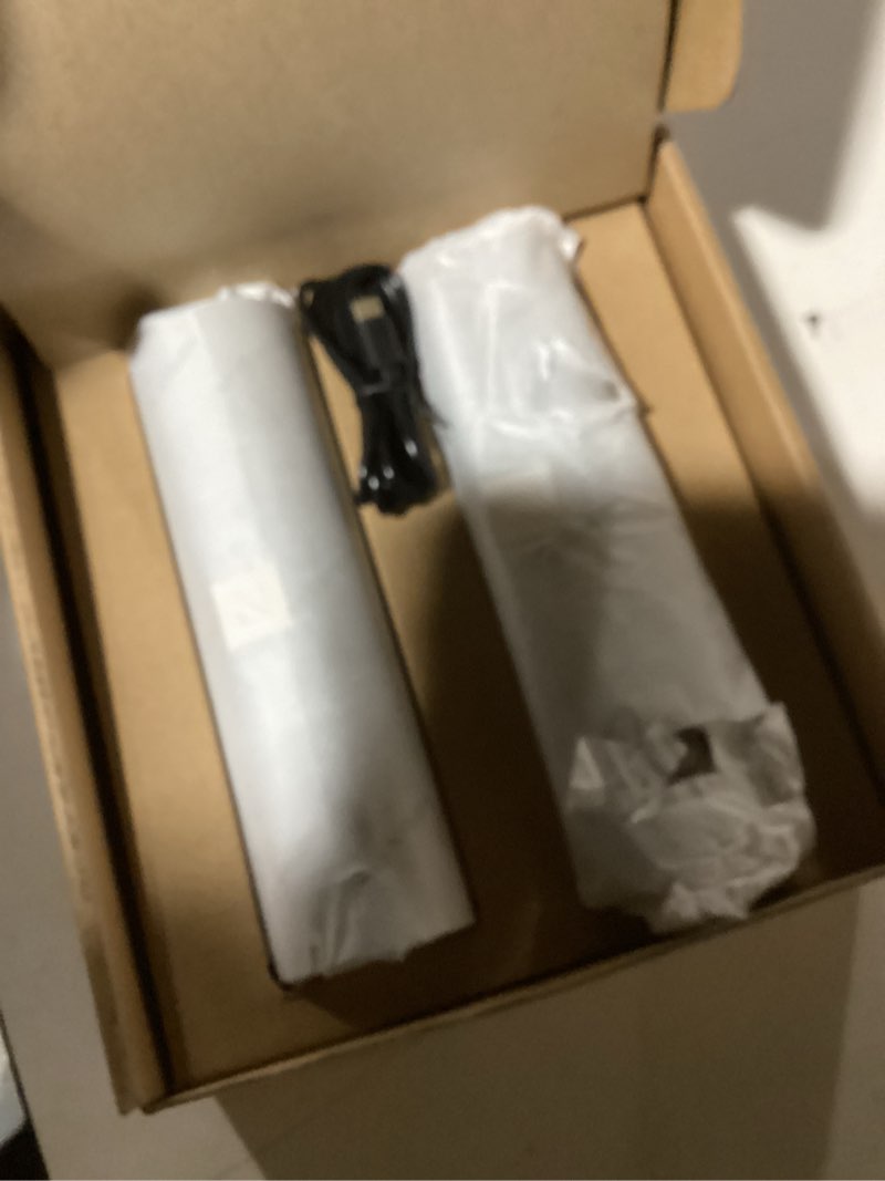 Condition photo showing Good Condition for LARS NYSØM Electric Salt and Pepper Grinder Set, USB Rechargeable, Automatic Salt and Pepper Mills, Spice Shakers Refillable with LED Light, Adjustable Coarseness, Ceramic Grinder (Taupe Brown) Set of two electric mills Taupe Brown