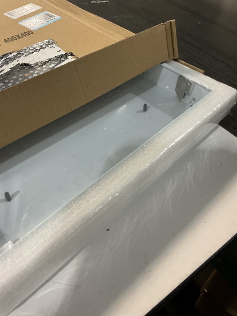 Condition photo showing Good Condition for byson drywall access panel 16x16 inches – wall access door with mud-in flange, heavy duty steel frame, 5/8” gypsum inlay, hidden hinged push lock 16 x 16 inches (5/8 inch thickness)