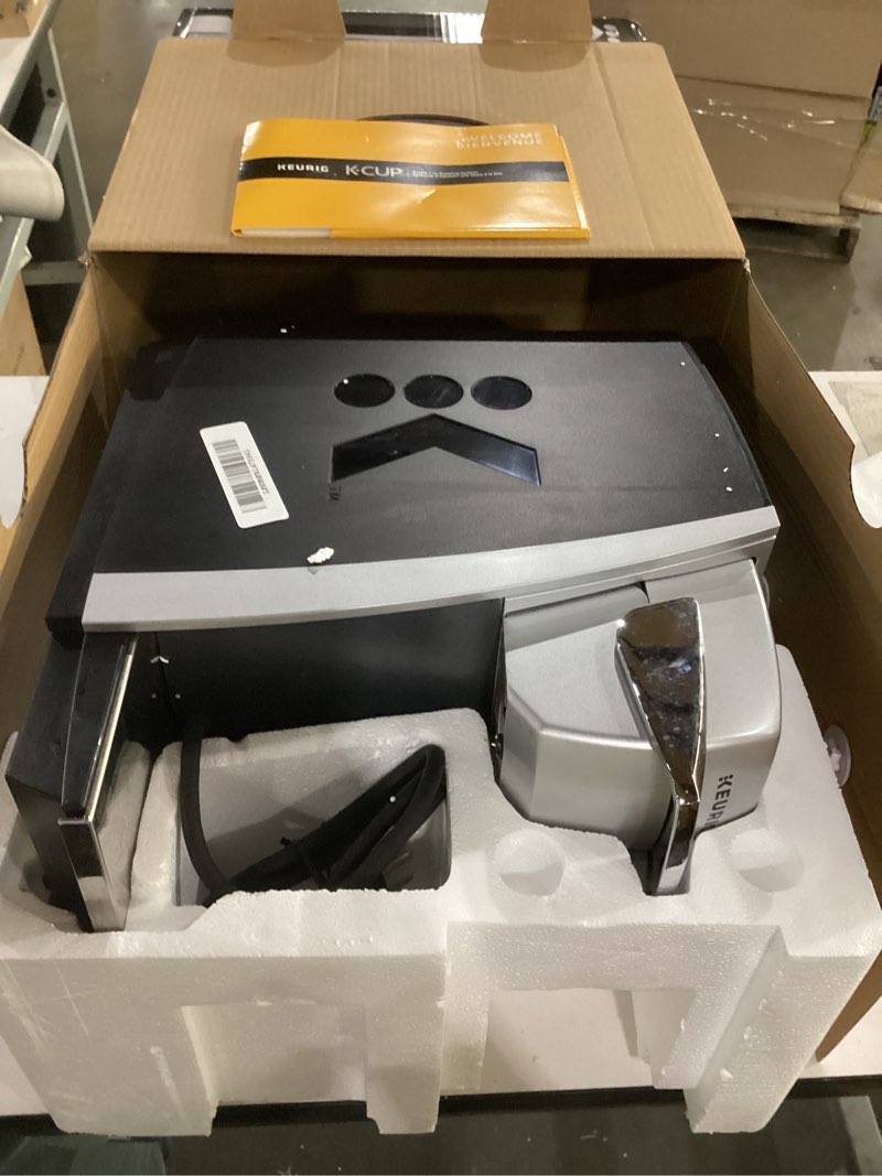 Condition photo showing As Is for not tested**** keurig k155 office pro single cup commercial k-cup pod coffee maker, silver
