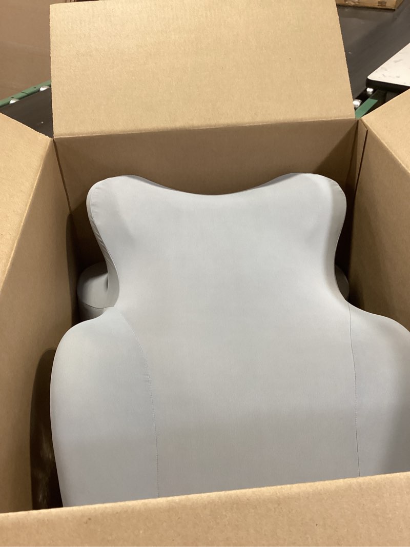 Condition photo showing Good Condition for ergonomic 27° memory foam wedge pillow for back & neck support, bed rest reading cushion for sitting, watching tv, posture & pain relief (grey)