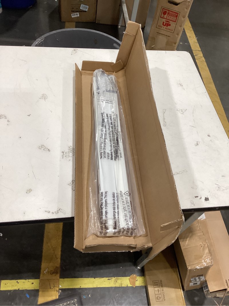 Condition photo showing Good Condition for lazblinds no tools no drill cordless cellular shades, top down bottom up (tdbu) honeycomb shades for home, blackout light blocking thermal insulation blinds for windows, 25" w x 48" h, white blackout - white 25" w x 48" h