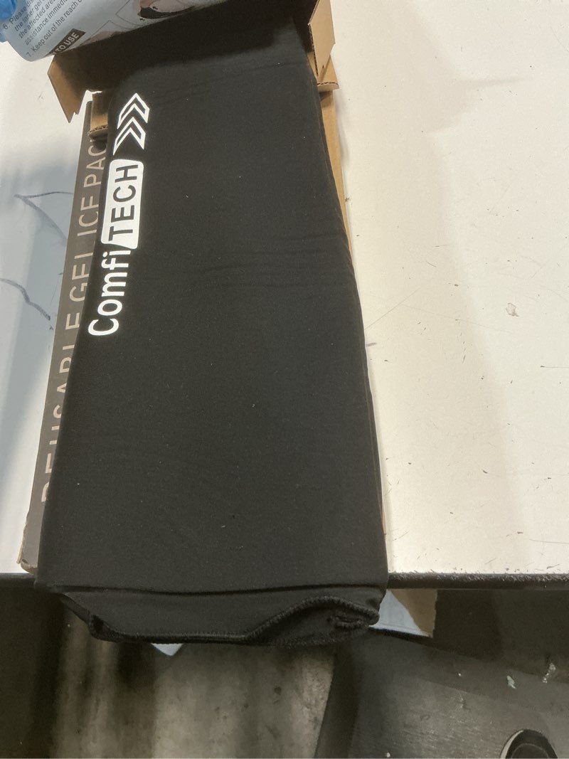 Condition photo showing Good Condition for comfitech wrist and arm ice pack wrap, targeted recovery for pitchers, golfers and tennis players, features an extended-length sleeve design with cooling flexible gel for arm, elbow and wrist, large large 1.0