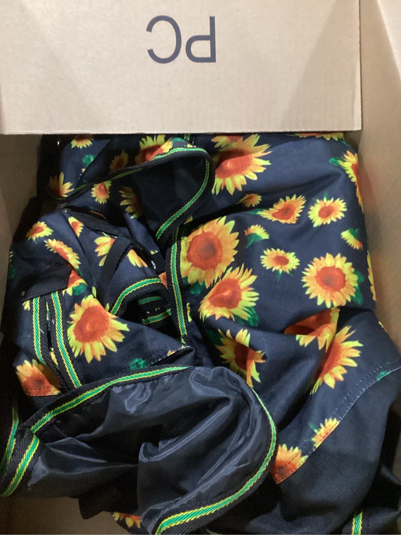 Condition photo showing Good Condition for 70" horse light summer spring airflow mesh neck sunflower 73158 sunflower 70 inches