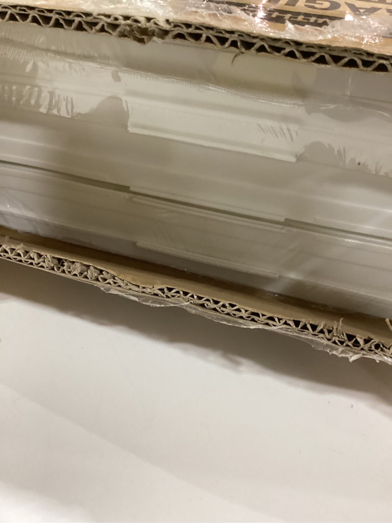 Condition photo showing Good Condition for OlarHike 144QT Lockable Storage Bins with Lids - Folding Storage box with Doors and Wheels, Collapsible Plastic Bins for Closets, Stackable Organizer and Containers, Gifts, 3 Pack Cubes 48QT-White 3Pack