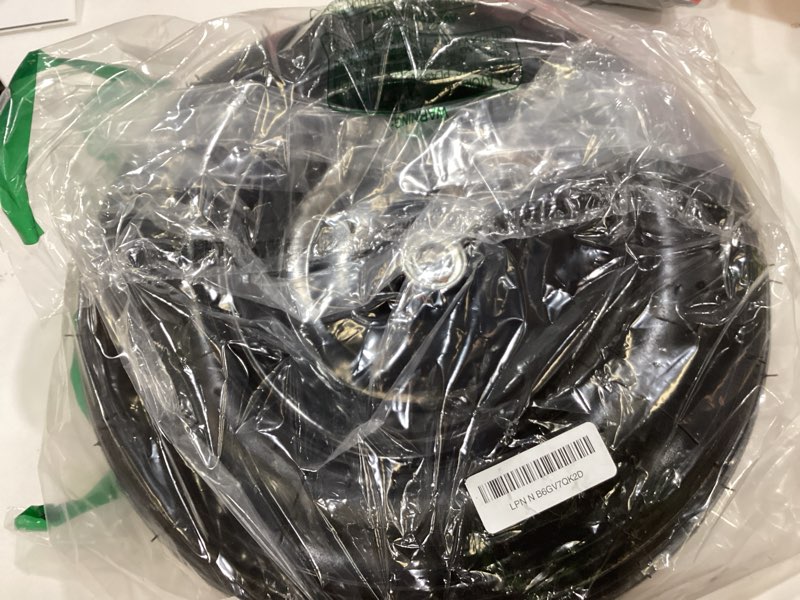 Condition photo showing As Is for rrq (2 pack) 4.80/4.00-8 tire and wheel, 16" pneumatic wheelbarrow tires with 3" centered hub and 3/4" bearings (comes with 5/8" id iron tube adapter), for wheelbarrow, garden cart, trailer and more