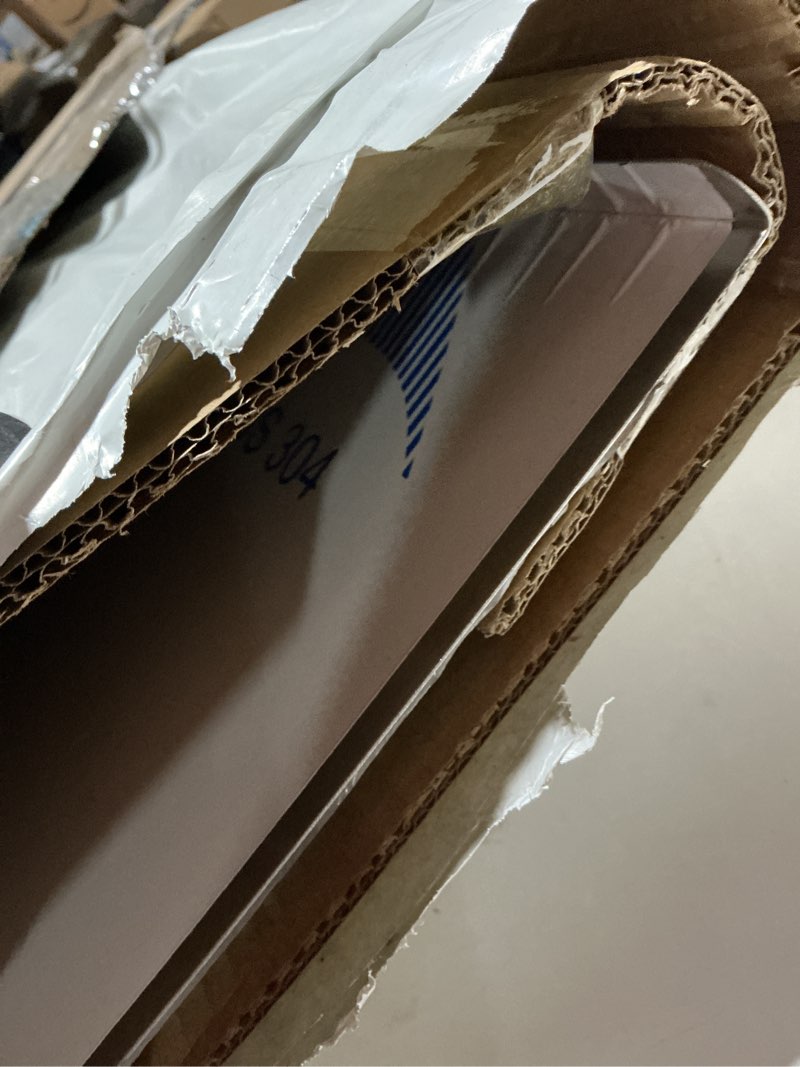 Condition photo showing As Is for Stainless Steel Cutting Boards for The Kitchen, Suitable for Meat, Fruits, Vegetables, Bread, and Baking Large-sized Cutting Boards (70 x 40cm/27.5 x 15.7 in) 27.5"L x 15.7"W