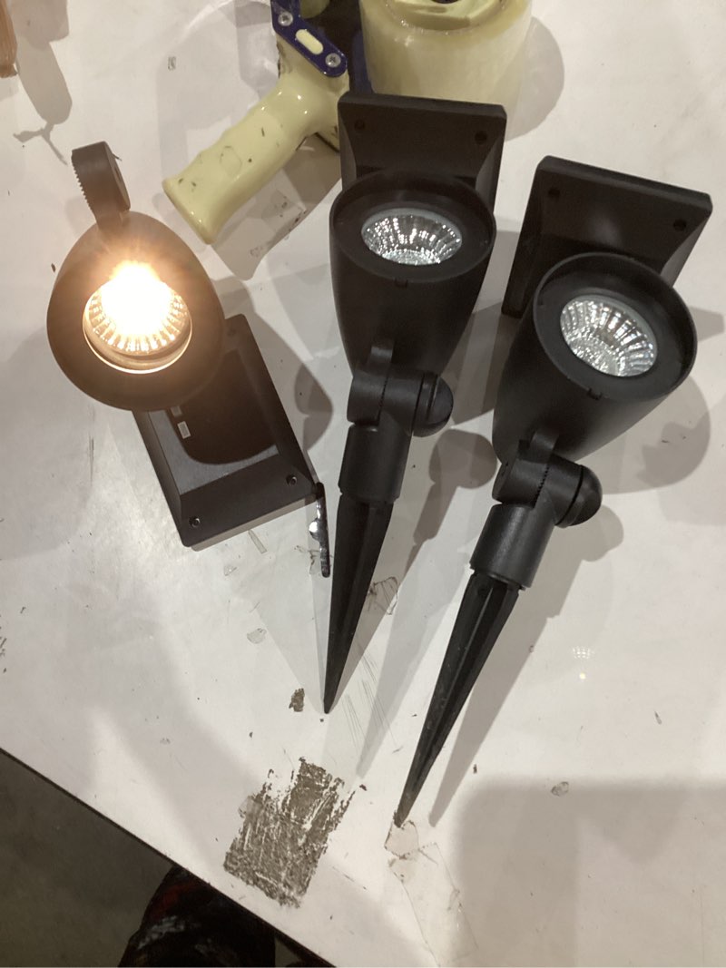 SIMILAR TO Harbor Breeze 183 -Lumens Black Warm White Solar LED Flood light 3pc