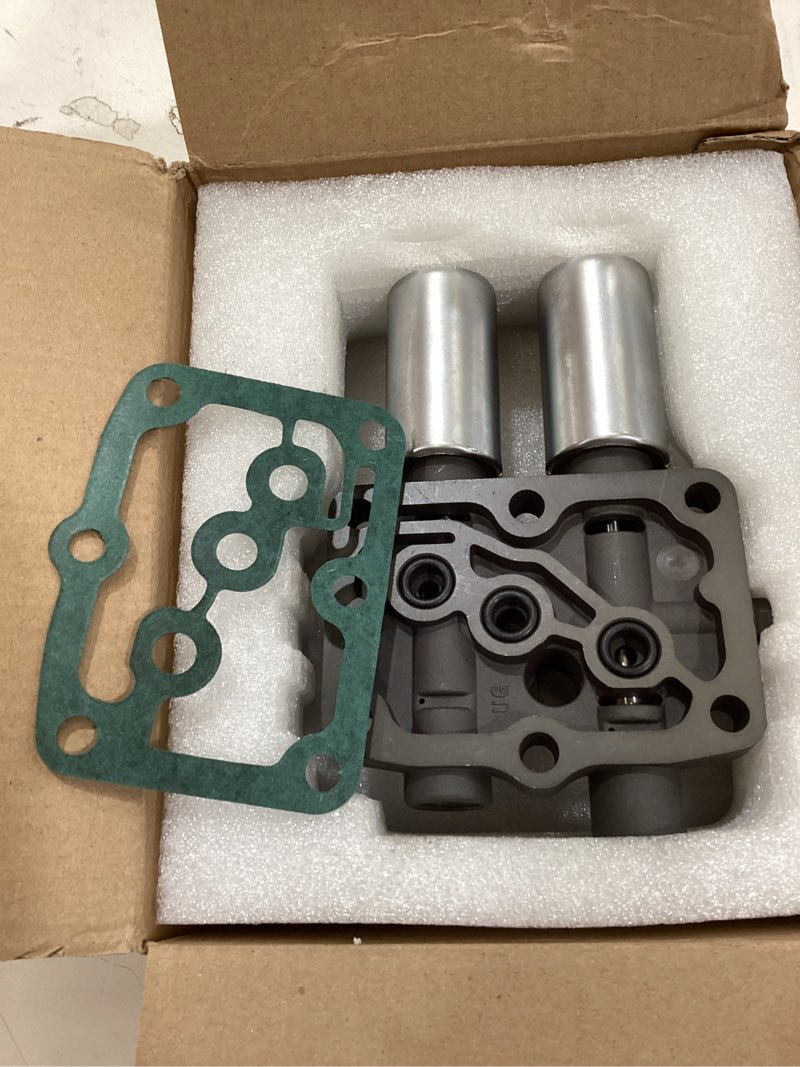 Condition photo showing Good Condition for 28250-p6h-024 transmission dual linear solenoid compatible with honda accord odyssey acura cl tl mdx pilot prelude 28250p6h024 with 1pcs gasket and 3pcs o-rings