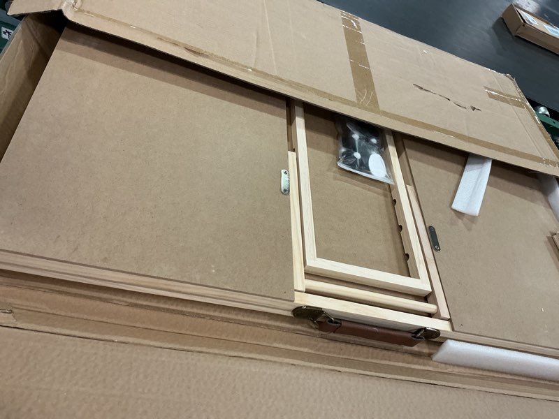 Condition photo showing Good Condition for Rotating Puzzle Board 1500 Pieces with Drawers, 35"x27" Wooden Jigsaw Puzzle Table with Measuring Felt, Portable Puzzle Board with Adjustable Tilting Stand and Cover, Puzzle Gift for Adults