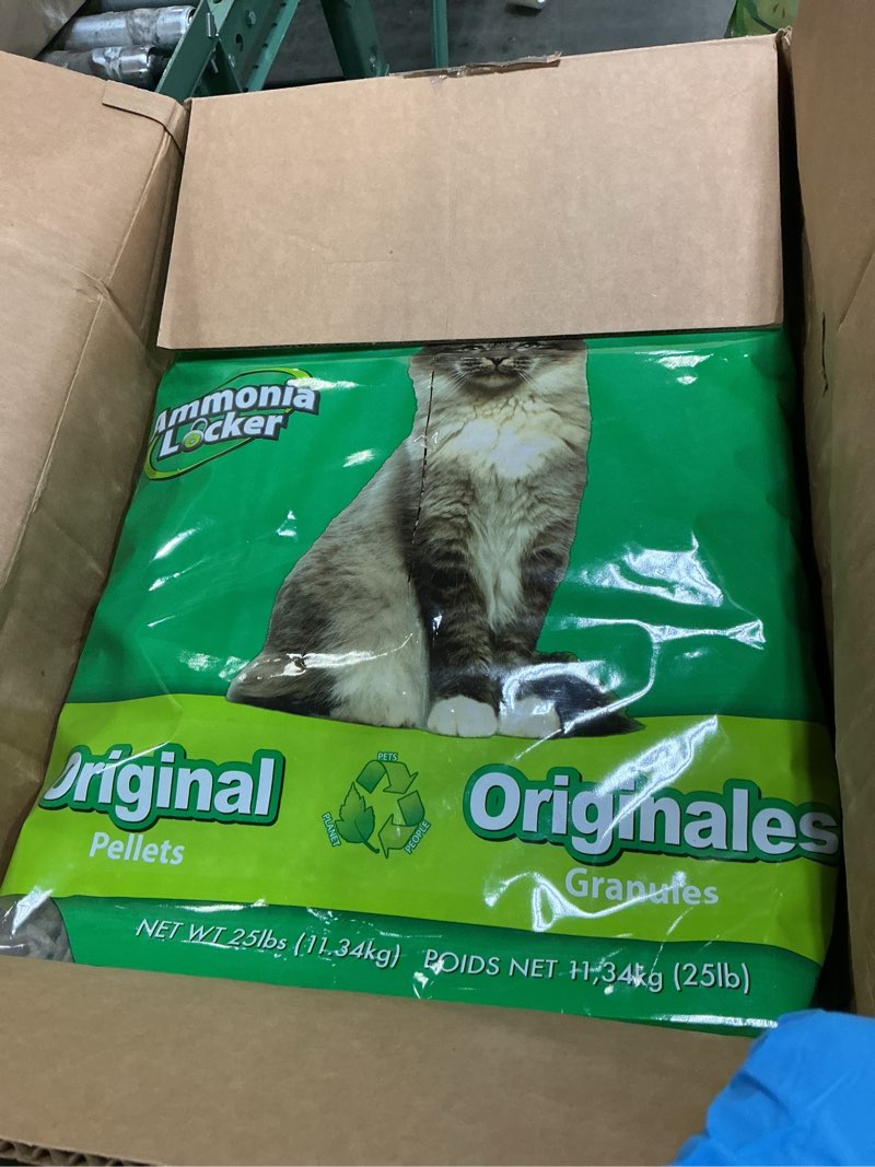 Condition photo showing Good Condition for fresh news recycled paper original pellet cat litter, 25 pound, non-clumping, unscented, made in usa original pellets 25 pounds