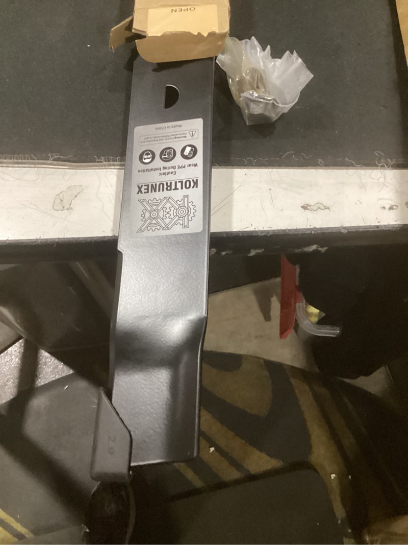 Condition photo showing Good Condition for lawn mower blade 19.21" replacement for ryobi 40v 20-inch mower ry401011 ry401012 ry40108 ry40109, replaces oem 682162001 635373001 ac04020, round center hole 2 pack