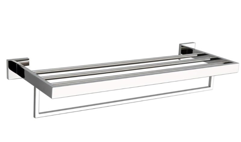 Velimax Premium towel rack stand 6” Black matte *Similar to stock photo *