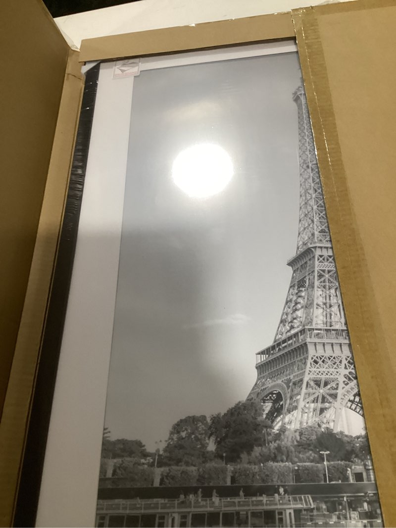 Condition photo showing Good Condition for upsimples 22x28 poster frame, display pictures 18x24 with mat or 22 x 28 without, wall hanging picture frames, black, 1 pack black 22x28