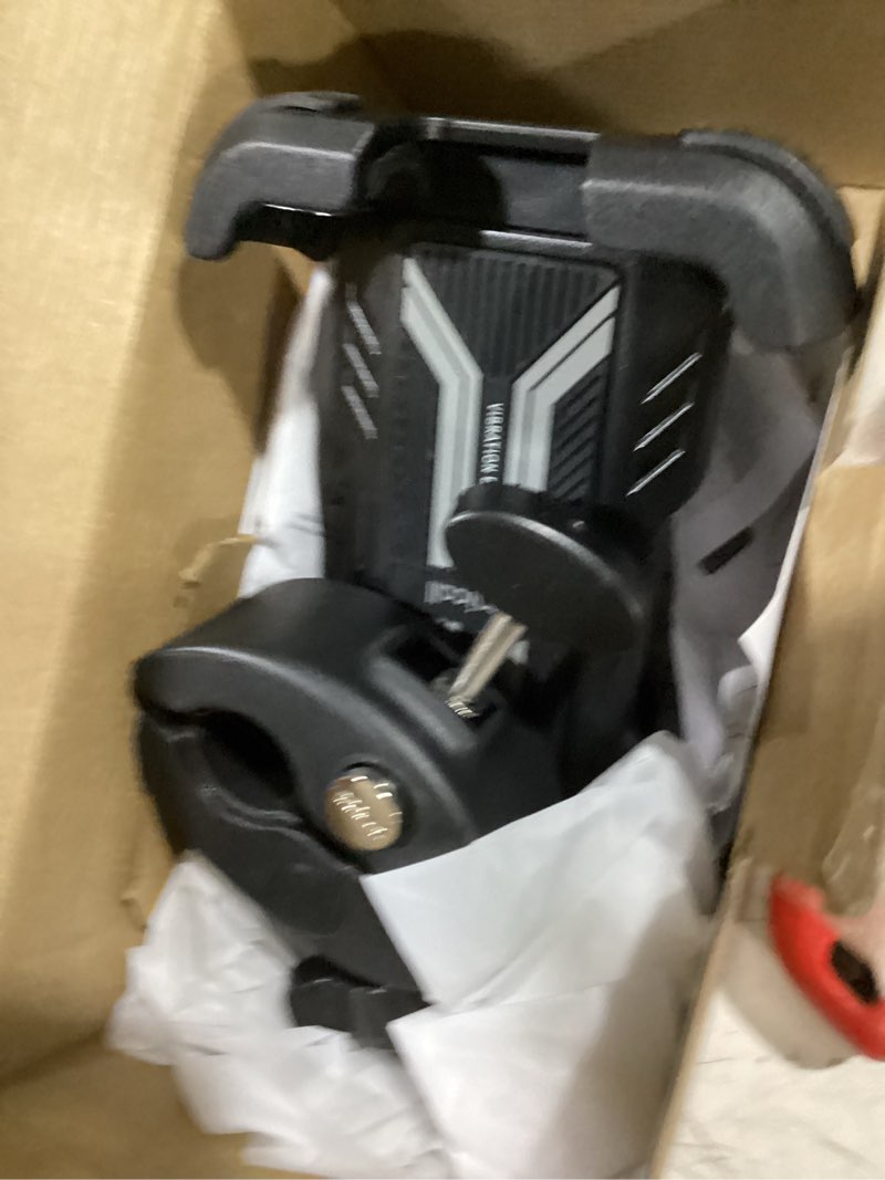 Condition photo showing Good Condition for lamicall motorcycle phone mount holder - [dual vibration dampener] [upgrade handlebar clip] motorcycle cell phone holder, bike phone mount, gifts for iphone 16 15 14 pro max, 4.7-6.7" phones, black