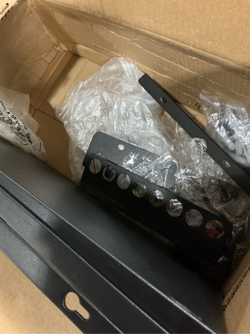 Condition photo showing As Is for Power Tool Organizer Wall Mount,4 Layers Heavy Duty Storage Rack with 8 Drill Holder, Easy Installation, Tool Organizer Wall Mount for Garage Workshop and Home Organization. black 4shelves 8slots