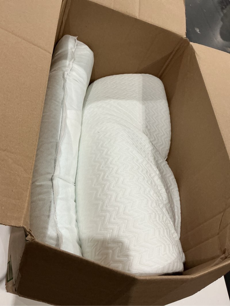Condition photo showing Good Condition for vekkia 2pcs wedge pillow for sleep apnea,wedge pillow for acid reflux,independent memory foam for sleeping,back pain,gerd,heartburn,snoring,triangle elevated pillow for after surgery/leg/neck 24''x22''x7.5''