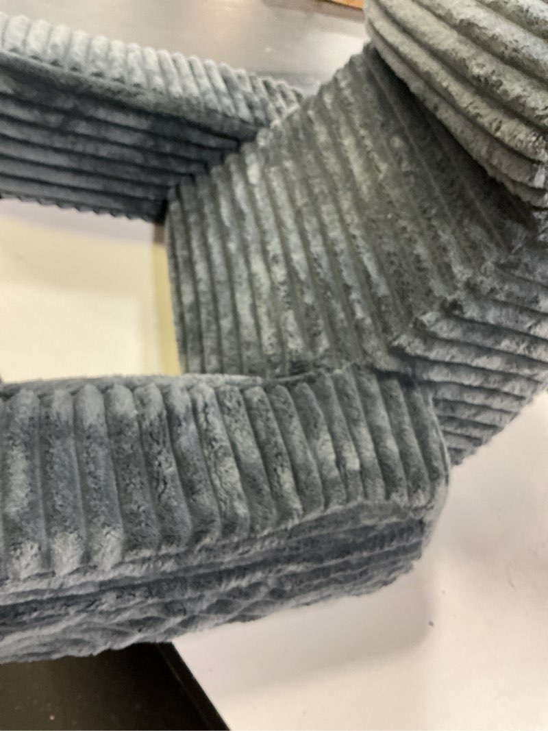 Condition photo showing Good Condition for ENITYA 22" XL Back Pillow for Bed Sitting Up, Reading Pillow with Built-in Arms, Soft Back Support Chair, Ideal for Watching TV, Gaming, Nursing, Resting, Post Surgery, Dark Grey Dark Grey XL(5'3"-5'11")