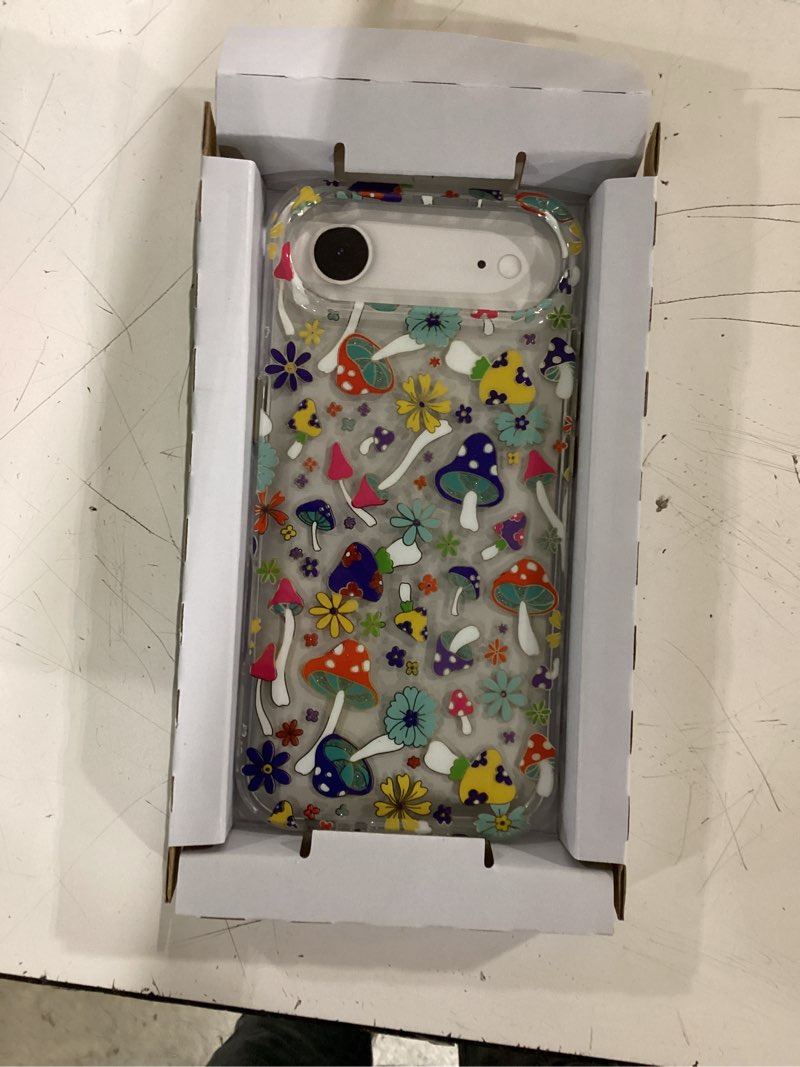 Condition photo showing New/Like New for onn phone case for iphone air - multicolor mushroom