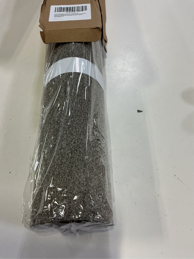 Condition photo showing New/Like New for shufa blended brown cotton-like textured grasscloth wallpaper matte thick real woven fabric peel and stick contact paper removable self adhesive washable (16.5"x236.2") a2 blended brown 16.5" x 236.2"