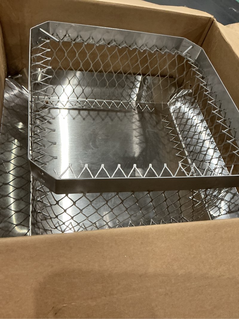 Condition photo showing Good Condition for hy-c shelter various in. galvanized stainless steel chimney cover