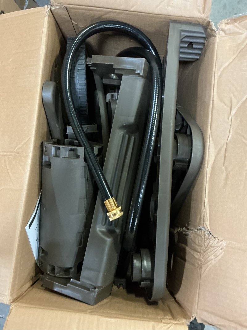 Condition photo showing Good Condition for liberty garden products 514 two wheel, hose cart, plastic,bronze (assembly required)