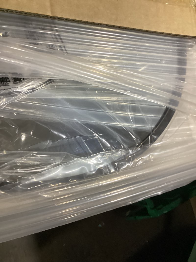 Condition photo showing New/Like New for sunniry small round mirror, 16 inch round mirror, round black mirror, metal frame circle mirrors for bathroom, bedroom, vanity, wall decor. black round 16"