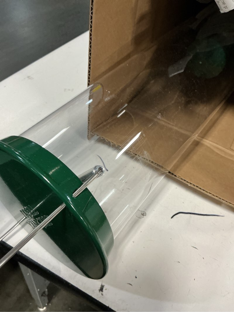 Condition photo showing Good Condition for droll yankees squirrel proof bird feeders for outdoors - yf-m - flipper, collapsible perches, 5-pound seed capacity, green yankee flipper