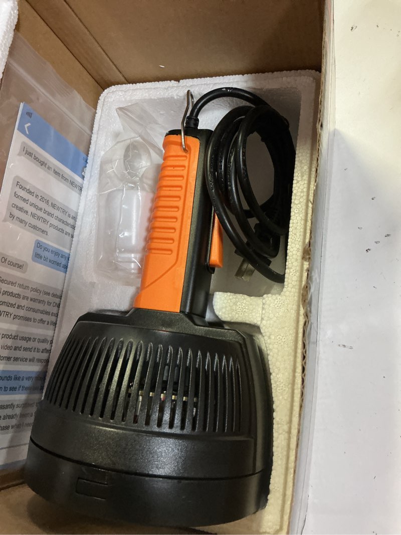 Condition photo showing Good Condition for NEWTRY Handheld Induction Sealer 20-100mm Heat Bottle Cap Sealing Machine Power & Time Adjustable for Plastic Glass Bottles Caps(110V)