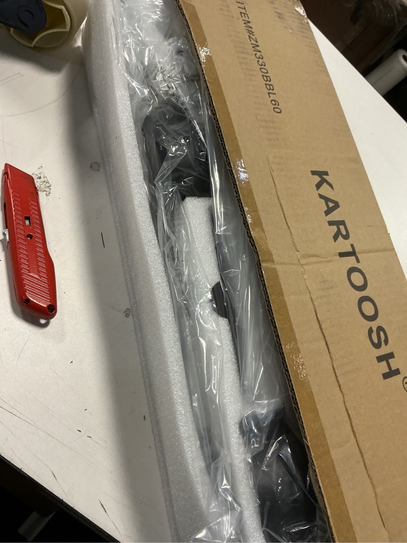 Condition photo showing New/Like New for Motion Sensor Battery Operated Wall Sconce Set of Two - Modern Rechargeable Wireless Wall Lights with Remote Control, Dimmable, 3000K/4000K/6000K, Timer for Living Room, Hallway, 23.6 Inch, Black Black 23.6 Inch