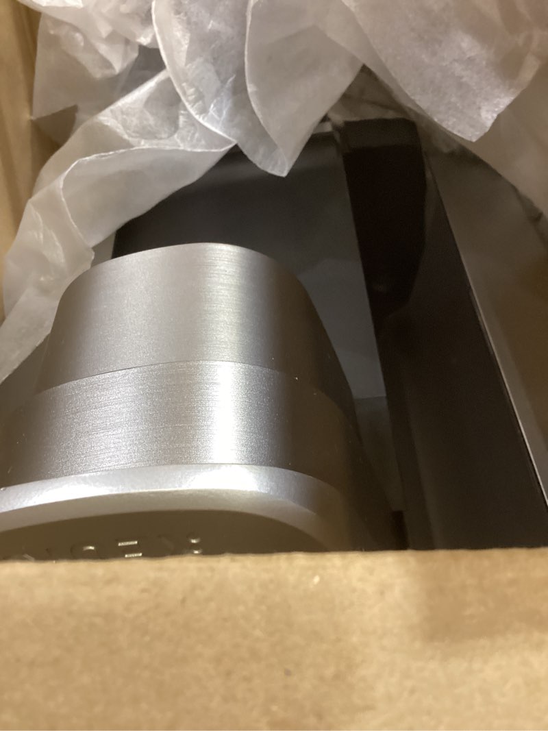 Condition photo showing As Is for keurig k-elite single serve k-cup pod coffee maker, with strength and temperature control, iced coffee capability, 8 to 12oz brew size, programmable, brushed silver