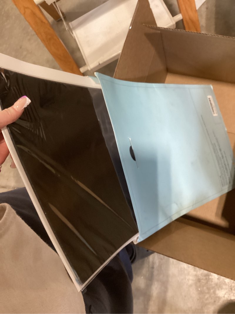 Condition photo showing Good Condition for [2 pack] 24 inch computer privacy screen for 16:9 aspect ratio widescreen monitor, eye protection anti glare blue light computer monitor privacy filter, removable anti-scratch 24in protector film 24" (16:9)
