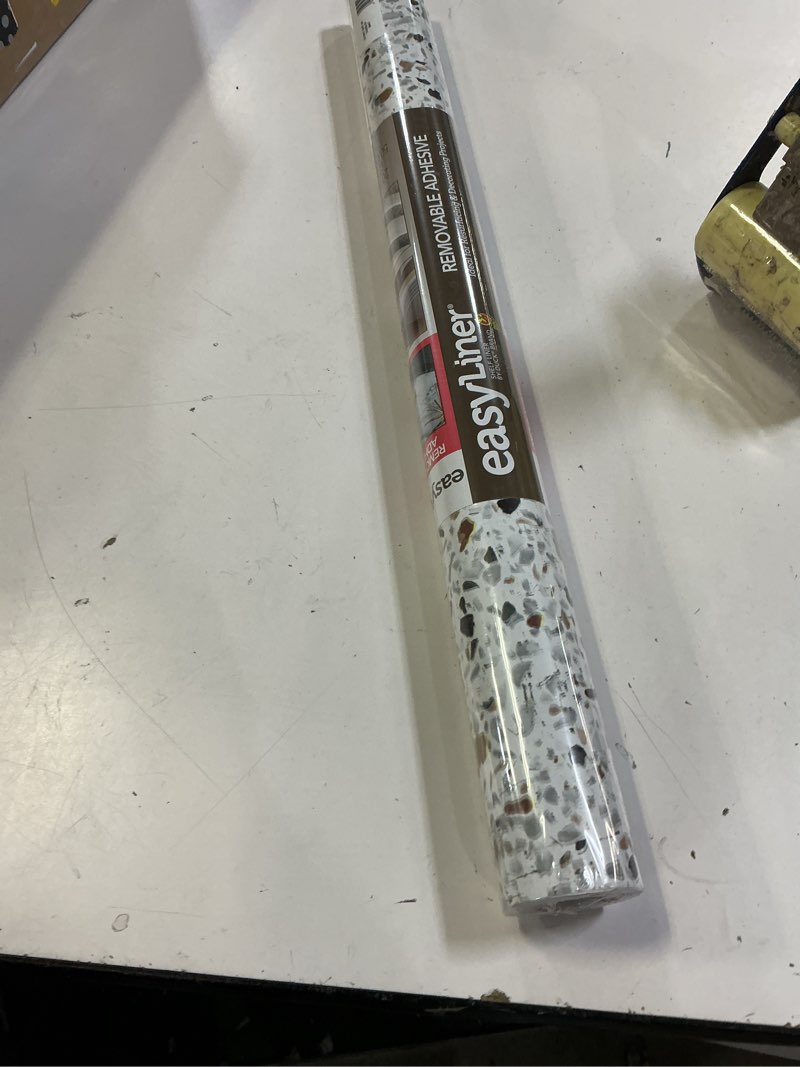 Condition photo showing New/Like New for shurtech duck brand peel & stick adhesive laminate - terrazano, 20 in. x 15 ft. # 286457