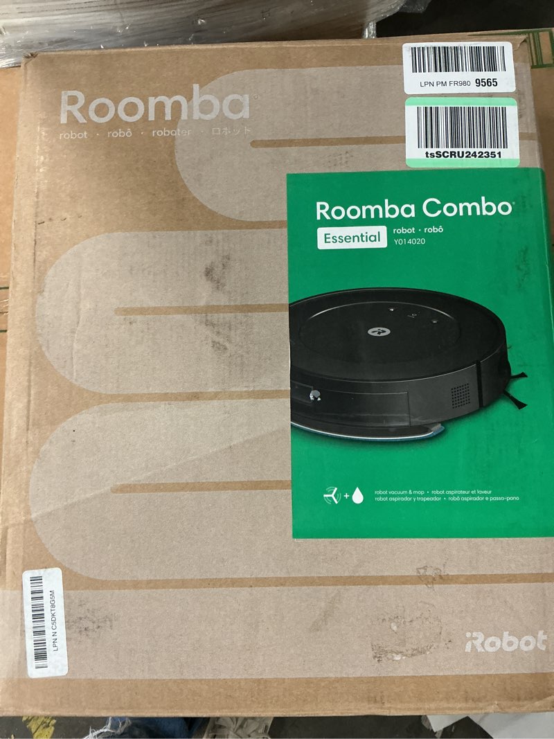 Condition photo showing As Is for irobot® roomba® vac essential robot vacuum (q013420)