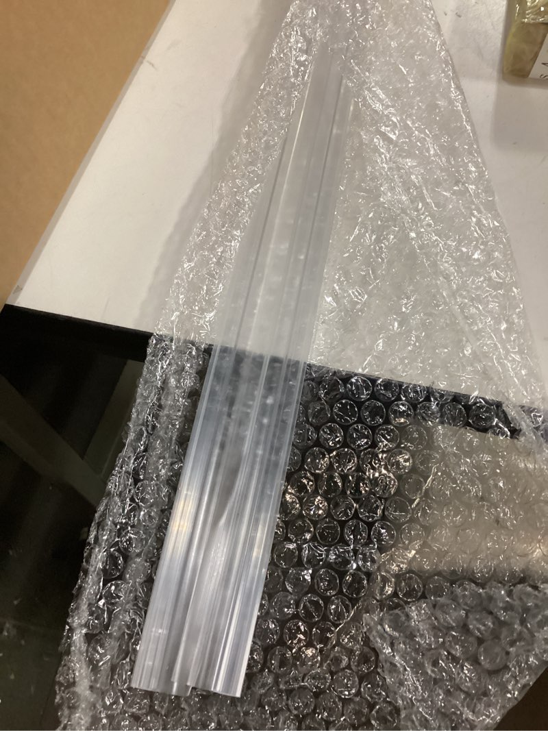 Condition photo showing Good Condition for Shower Door Side Seal Strip 78.74 Inch (39.37" x 2 Pcs) for 1/4"(6 mm) Frameless Glass Sliding or Swing Door (U Type) Sweep Clear PVC Waterproof to Stop Shower Leaks No Adhesive Needed 2 1/4'',39.37''x2