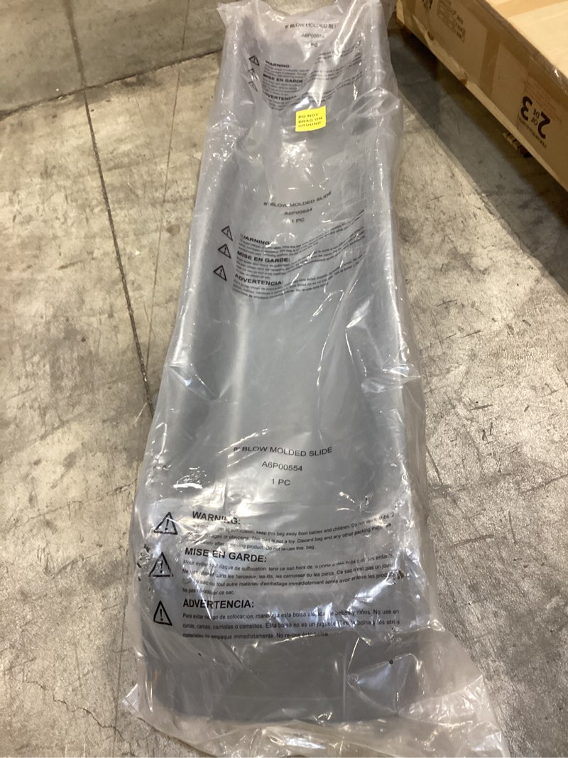 Condition photo showing Good Condition for 8 foot jensen swing commercial roto molded wave slide