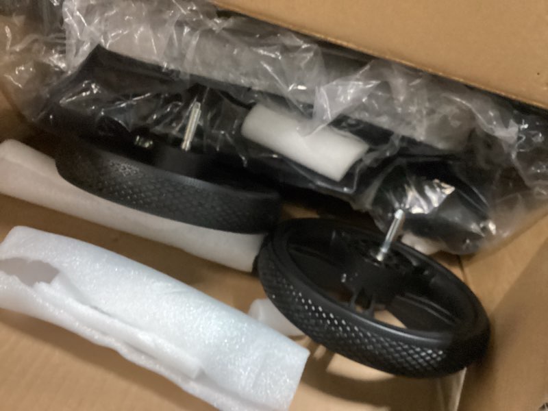 Condition photo showing As Is for Pet Stroller for Small Medium Dogs Cats Up to 45 lbs, Travel Lite Collapsible, All Terrain 4 Wheels for Jogging, Running, Grey