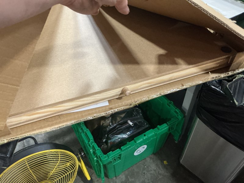 Condition photo showing New/Like New for small puzzle board with large drawers & cover mat – portable 14" x 28" jigsaw table for organized puzzling – ideal for small puzzles(300-500pcs) medium