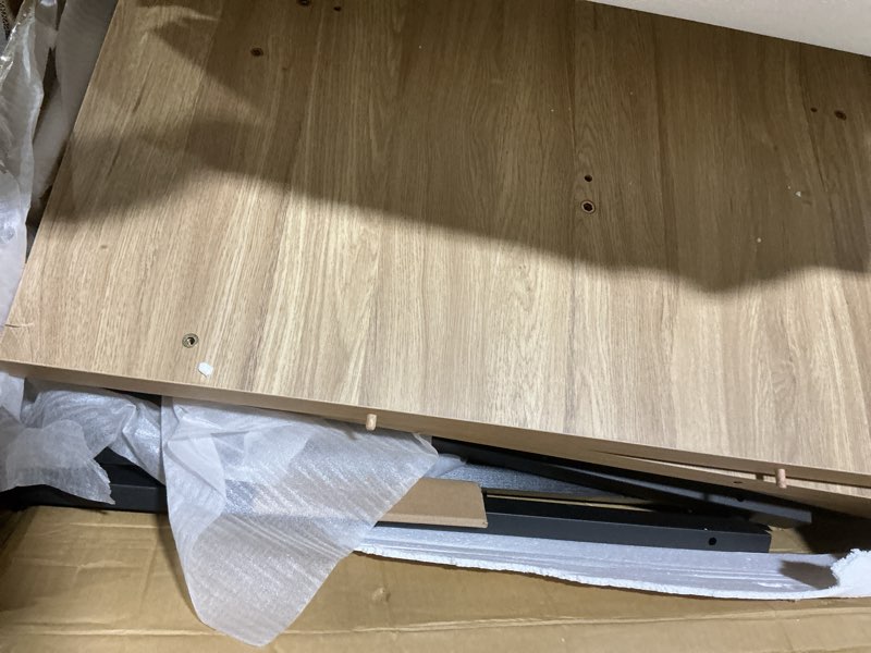 Condition photo showing As Is for (INCOMPLETE)GarveeHome Dining Table for 6-8 People