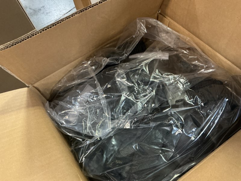 Condition photo showing Good Condition for Adjustable Weighted Vest for Women, Customizable 0-18 lbs Strength Training Vest with 10 Removable Sandbag, Breathable Design, Reflective Safety Strips for Running, Hiking, and Fitness 0-18 lb Black