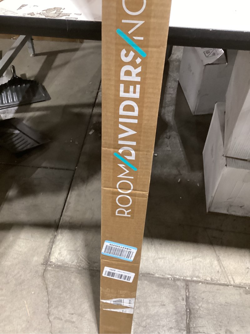 Condition photo showing New/Like New for Room/Dividers/Now Tension Curtain Rod, Adjustable Heavy-Duty Tension Rod No Drilling Required, 120-150 Inches, Black Curtain Rods with Strong Hold and Easy Setup for Windows, Closets and Spaces 120in-150in Black