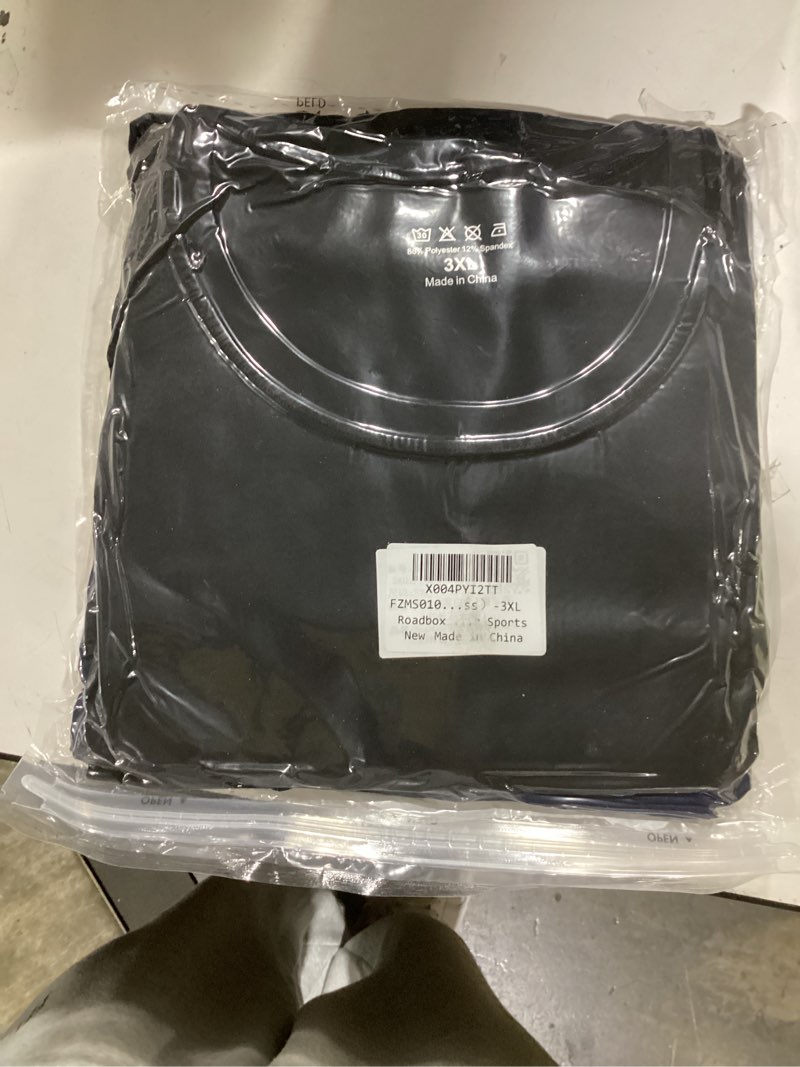 Roadbox Men's Compression Shirts 1/2 One Arm Short Sleeve Athletic Workout Base Layer T-Shirt Basket