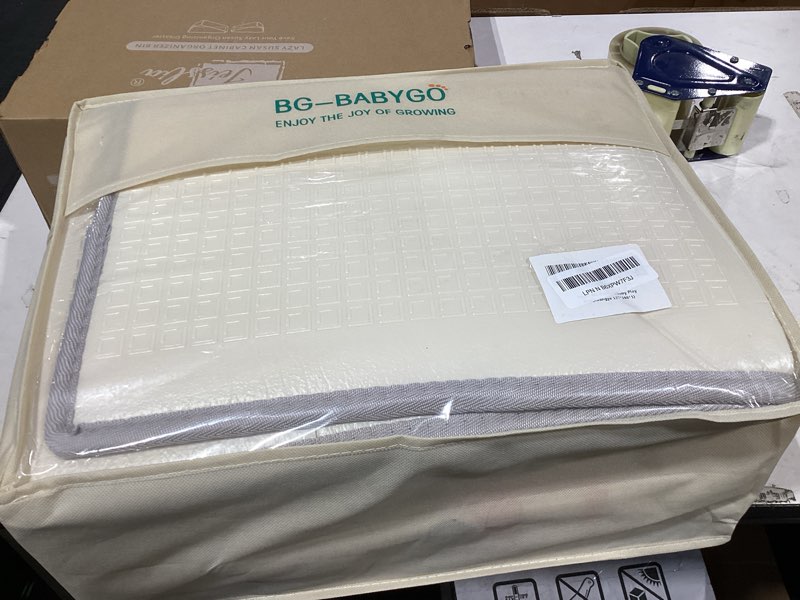 Condition photo showing New/Like New for baby play mat 50"*78" foldable foam baby play mat for floor reversible waterproof playmats for babies boy and toddlers infants edge reinforcement crawling mat for indoor&outdoor&travel city&bus 50*78*0.4