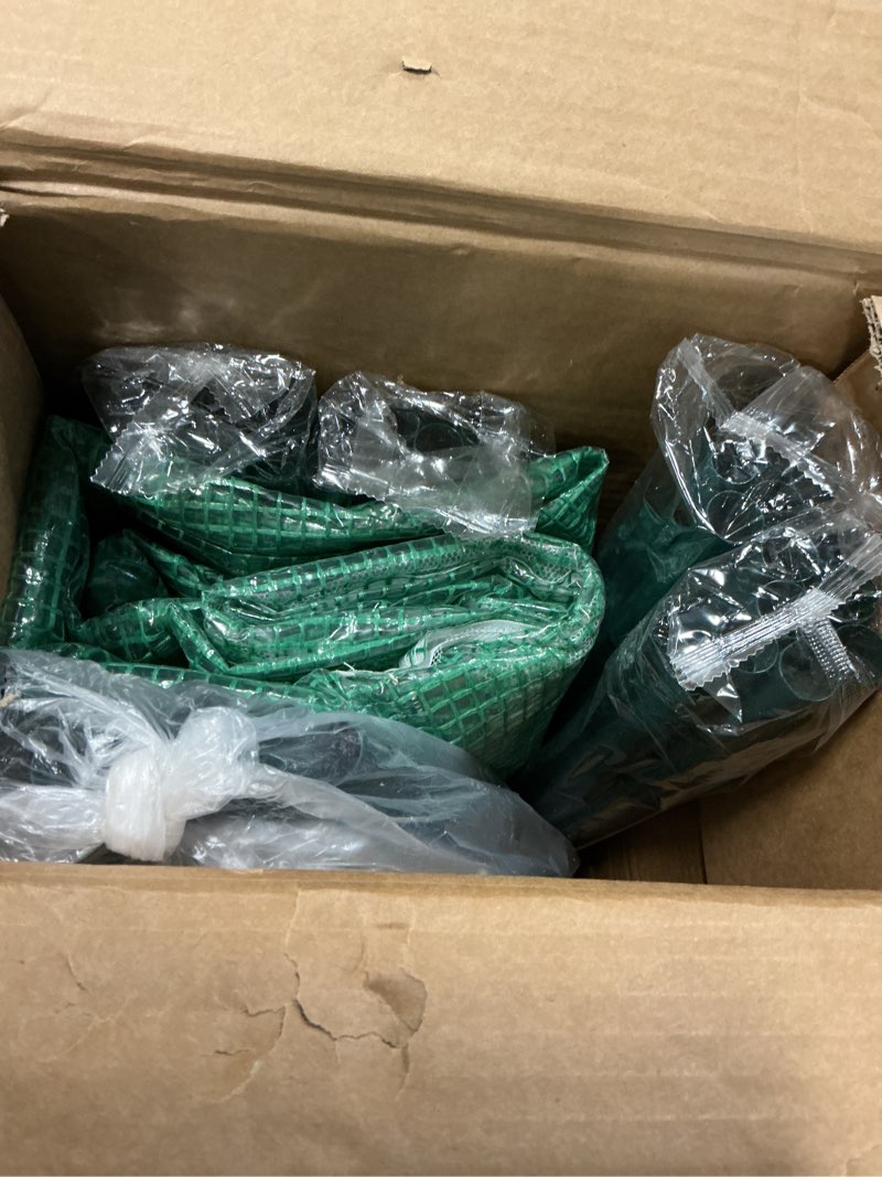 Condition photo showing Good Condition for Grezone Walk-in Greenhouse Upgraded Green House with Dual Zippered Screen Doors & 6 Screen Windows Heavy Duty Plastic Plant Warm House with Reinforced Frame (10x7x7 FT)